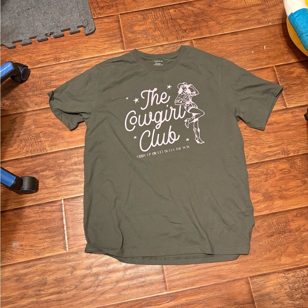 Adult Large Cowgirl Club Tee shirt